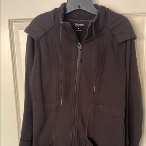 Calvin Klein Black Zip-Up Hoodie